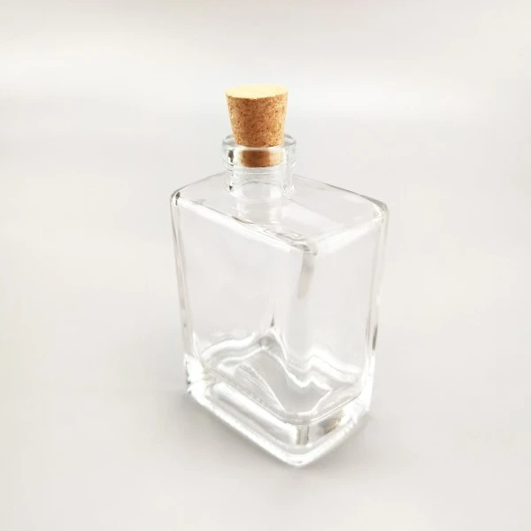 Square Glass Bevearge Bottle