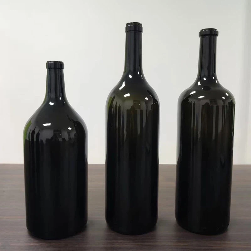 6L Glass Wine Bottle Cork Finish